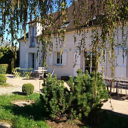 Chambre d'Elisabeth à la Ferme Montépilloy Esterno foto